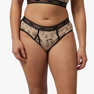 TomboyX Outlaw Spirit Patterned Briefs size M NEW IN PACKAGE